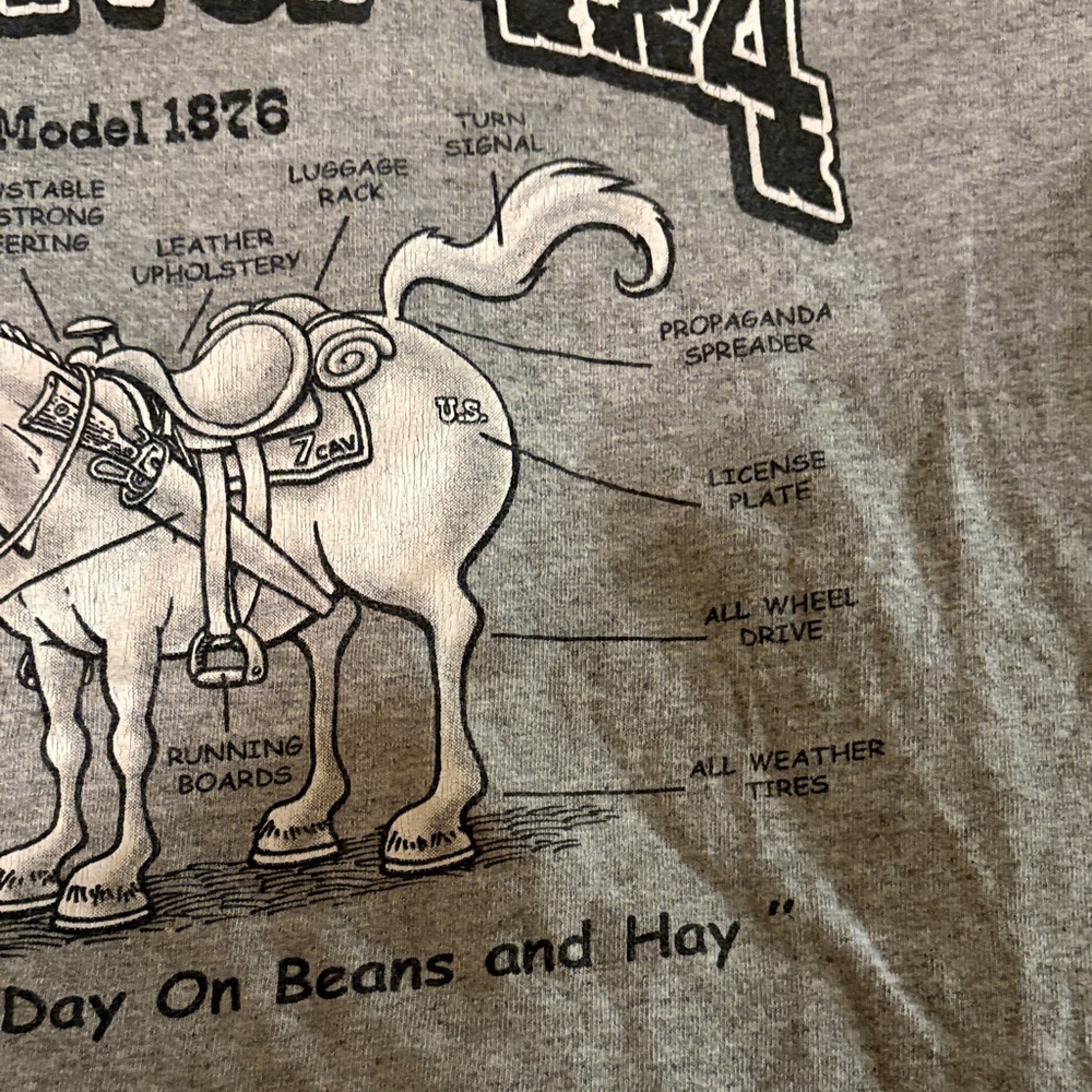 Vintage Souvenir Red River 4x4 Gildan T-Shirt Large - Picture 6 of 9